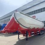 CIMC High Tensile Low Carbon Alloy Steel 40cbms 3-axle W Shape Bulker Carrier Cement Semi-trailer for sale