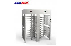 China flap turnstile pedestrian entrance access flap double turnstile barrier gate supplier