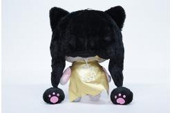 China Soft Plush Cat Hat , 100% Polyester Material Washable Baby Black Cat Hat supplier