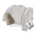 Children'S Outfit Sets Infants Cotton Crew Neck Sweater Kids Suits for sale