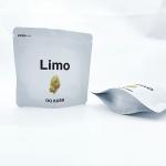 Custom Plastic ziplockk Mylar weed Bags 3.5g Digital Print Soft Touch for sale