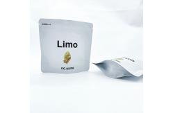 China Customized Printed Mylar weed Bags 3.5g / 1oz Smell Proof Child Proof Bag supplier