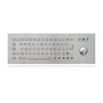 IP65 Static Rated Kiosk Keyboard With Trackball Vandal Resistant Keyboard for sale