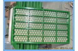 China Steel Frame Sieving Mining Screen Mesh Shale Shaker Screen Rectangular Hole supplier