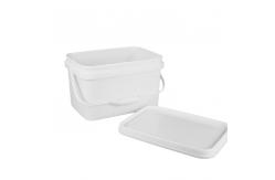 China Square Plastic Bucket for Toys Handle Included and Food Grade Certified supplier