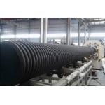 Powerful Plastic Pipe Extrusion Line / Double Wall Corrugated Pipe Machine
