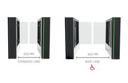 China OEM ODM Swing Barrier Turnstile Access Control Turnstile Gates 100W supplier