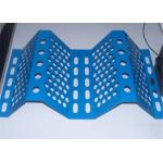 500mm Width Double Peak Windbreak Steel Sheets Perforated For Building Materials for sale