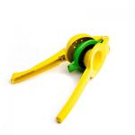 Yellow Metal Hand Juicer Lemon Squeezer 2-In-1Modern for sale
