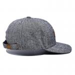 Adjustable Closure Six-Panel Snapback Cap - Match The Fabric Stitching
