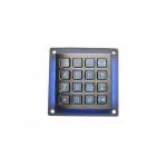 16 Keys Dot Matrix Dynamic Backlit Metal Keypad Access Control Kiosk 4 X 4 for sale
