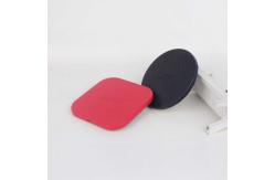 China Qi 10W Fast Wireless Charging Pad Premium PU Leather Inductive supplier