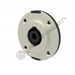 China 4P Circular Connector Metal Male Socket with Square Terminal and Audio Video Female Speaker Jack 4 Pin Loudspeaker Connector factory