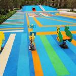 Anti Bacterial Indoor Outdoor EPDM Playground Surface Eco Friendly for sale