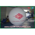 White Light 0.18mmPVC Inflatable Giant Commerical Helium Ballon Outdoor Advertising for sale