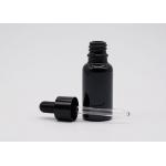 Custom Empty 30ml Essential Oil Diffuser Bottles Black Lid