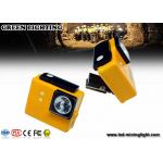 8000 Lux Fire Proof Led Mining Helmet Lamp With 18650 Battery , High Brightness