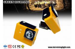 China 8000 Lux Fire Proof Led Mining Helmet Lamp With 18650 Battery , High Brightness supplier