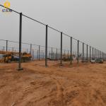 Efficiently Designed Steel Structure Warehouse With Sliding Door And Optional Lighting System