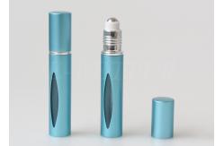 China 10ml Travel Perfume Atomiser Glass Rollerball Perfume Container Aluminum Shell supplier
