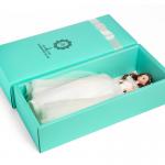 Custom White Paperboard Boxes With Lid Folding Clothing Packaging Boxes