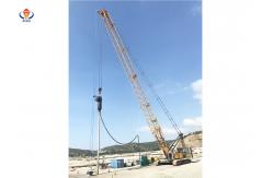 China 180kw Bvem Bottom Feed Vibroflotation Equipment Stone Column Pile Making Machine supplier