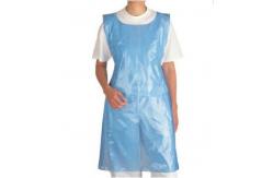 China Sleeveless Disposable CPE Gown , Unisex Waterproof Cooking Apron supplier