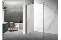 China golden   Stainless Sliding 6mm Tempered Glass Shower Door 1200X2000mm supplier