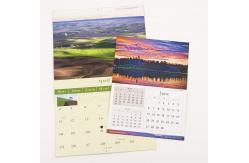 China Officeworks 2024 Desk Calendar Printing Custom Sewing Binding supplier