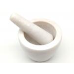 Home Kitchen Marble Stone Mortar And Pestle Set Spice Herb Grinding Bowl for sale
