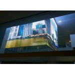 High Definition Transparent LED Display Hanging / Stacking Installation For Stations for sale