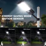 WaterProof Solar Street Light IP65 Integrated Solar Street Lamp With Radar Sensor