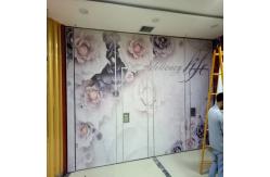 China Floor to Ceiling Folding Hanging Acoustic Partition Walls Panel Width 500 mm supplier