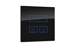 China RS485 Modubus Touch Screen Wall Switch Tempered Glass Plastic Cover supplier