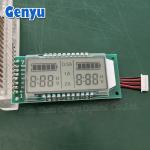 Customization Segment LCD Modules TN 6 Digit LCD Display Blue Backlight for sale