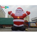 Entertainment 6m PVC Inflatable Christmas Santa Claus Yard Decorations for sale