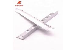 China Matte Silver 27cm Square Tile Decorative Aluminum Trim Anodized supplier