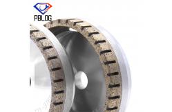 China Bevel Machine Glass Edging Semi-segmented Grinding Diamond Wheel supplier