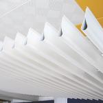 White Water Drop Screen Ceiling Aluminum Alloy U Shaped Screen Ceiling