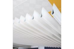 China White Water Drop Screen Ceiling Aluminum Alloy U Shaped Screen Ceiling supplier
