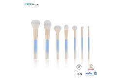 China 7PCS Travel Cosmetic Makeup Brushes Sets With Plastic Handle Eco Friendly supplier