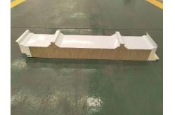 China Waterproof Rockwool Sandwich Panel 50mm For Wall And Roof supplier