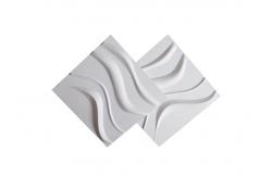 China Thickness 1mm Decorative 3d Wall Panels PVC Flexilble Squre Shape supplier