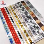 Home Wall Chrome Listello Tile Trim Minimalist Design Mosaic for sale