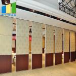 Aluminium Frame Acoustic Folding Partition Doors / Movable Partition Wall Board For Hotel for sale