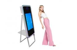 China RGB Dimmable Mirrored Photo Booth Roamer Mirror Touch Screen Photo Booth supplier