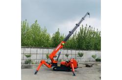 China 12 Ton Lifting Spider Crawler Crane Compact Versatile For Tight Spaces supplier