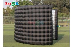 China Automatic Inflatable 360 Photo Booth Wall Wedding Party Enclosure Backdrop With Led Light supplier