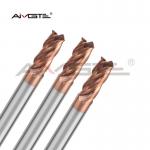 4 Flute Carbide End Mill 1mm - 12mm For Steel HRC 55 for sale