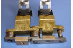 China Chrome High Strength Stenter Chains Vertical Link Bottom Parts supplier